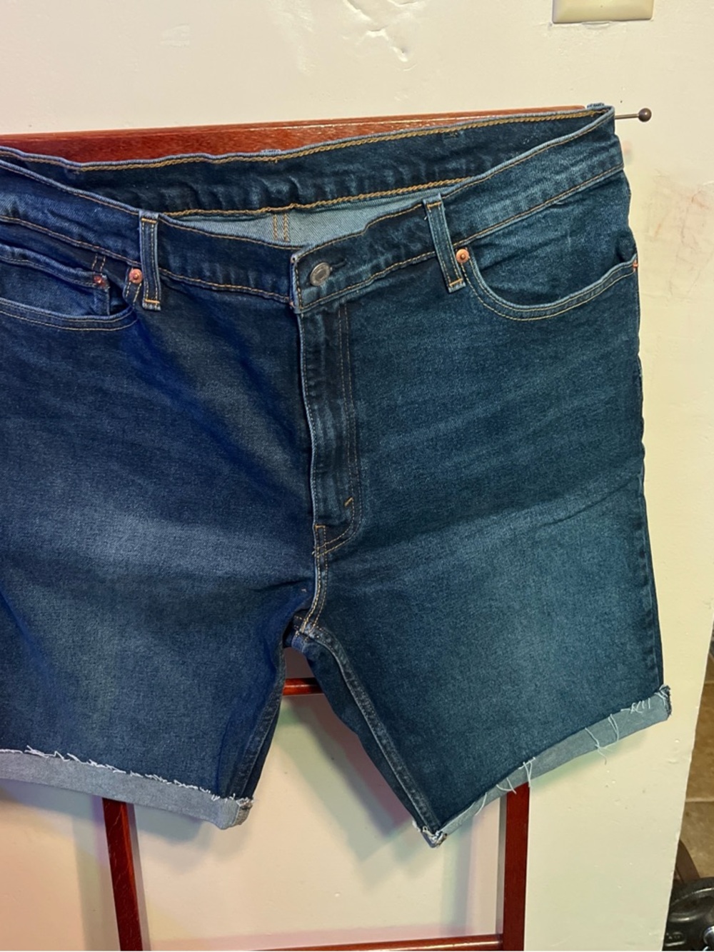 Levi's Blue Denim Jeans with Leather Patch